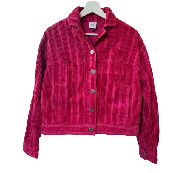 Cabi Cheeky Topper size XS pink corduroy jacket women’s - Picture 2 of 14
